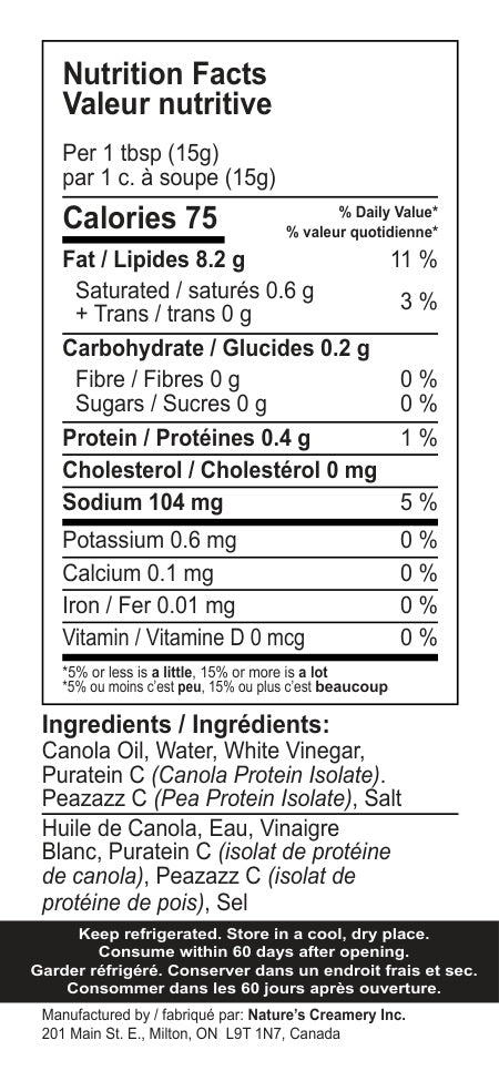 Plant-Based Mayo. 354 mL